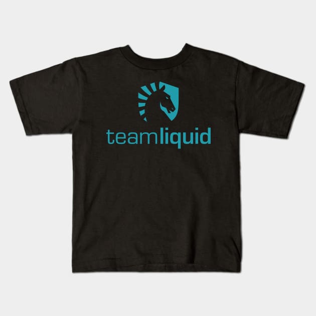 CSGO - Team Liquid (Team Logo + All Products) Kids T-Shirt by auxentertainment